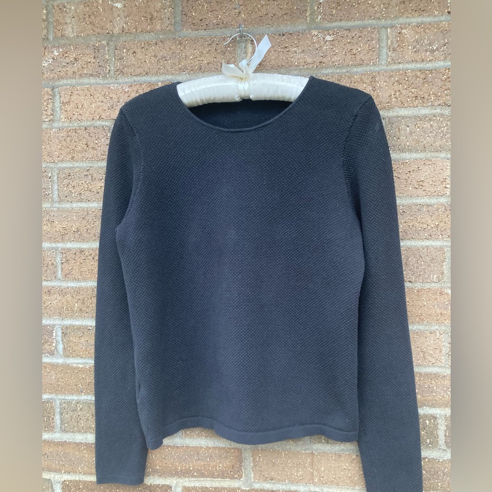LOFT Knit Black Sweater, S
